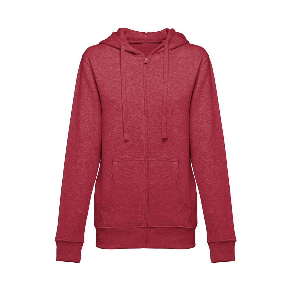 THC AMSTERDAM WOMEN II. Women's hoodie in cotton and polyester with full zip