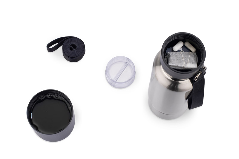 Vacuum flask with a lanyard RON 500 ml