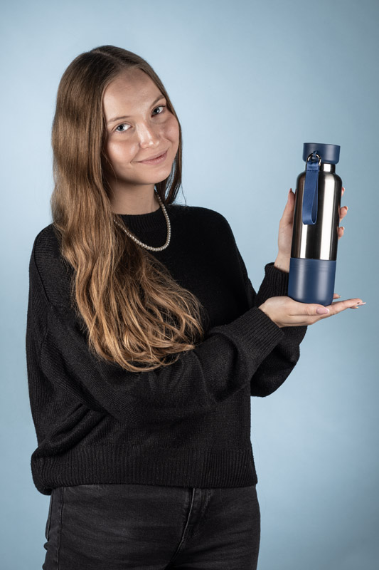Vacuum flask with a lanyard RON 500 ml
