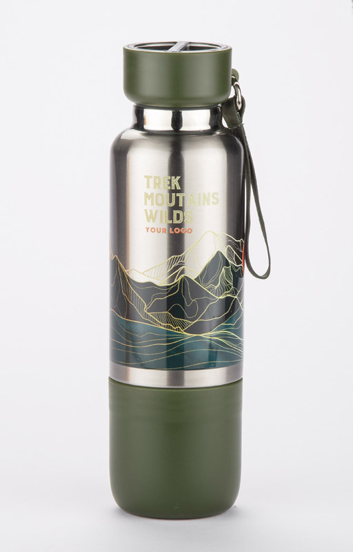 Vacuum flask with a lanyard RON 500 ml