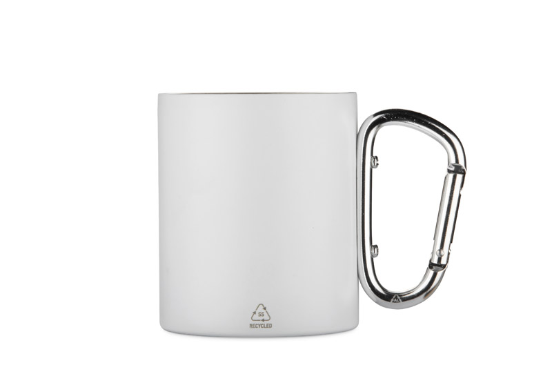 Recycled stainless steel mug VIVO 250 ml