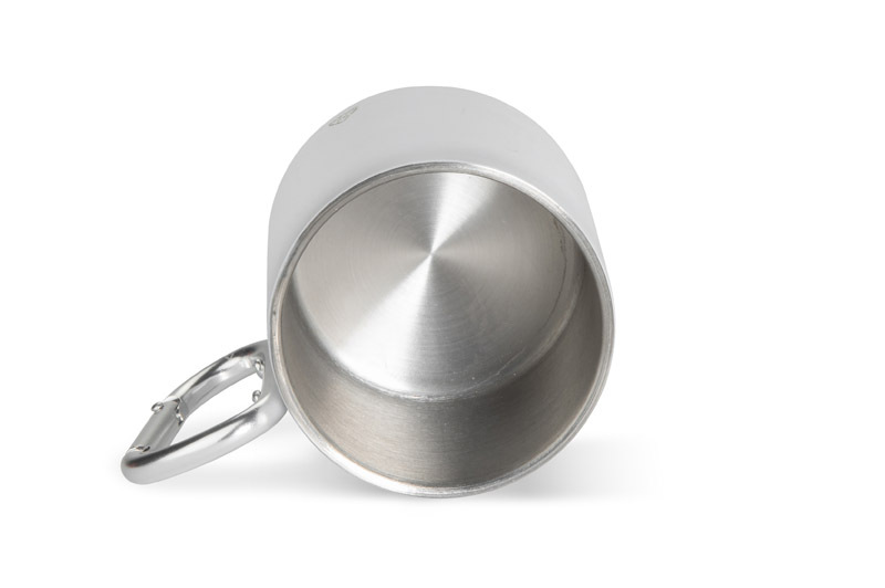 Recycled stainless steel mug VIVO 250 ml