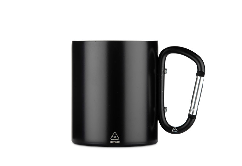 Recycled stainless steel mug VIVO 250 ml