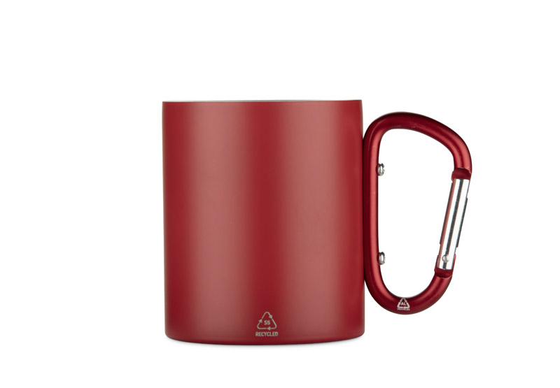 Recycled stainless steel mug VIVO 250 ml