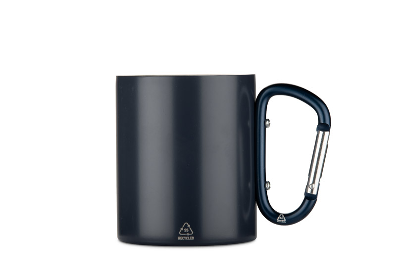 Recycled stainless steel mug VIVO 250 ml