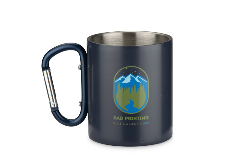 Recycled stainless steel mug VIVO 250 ml