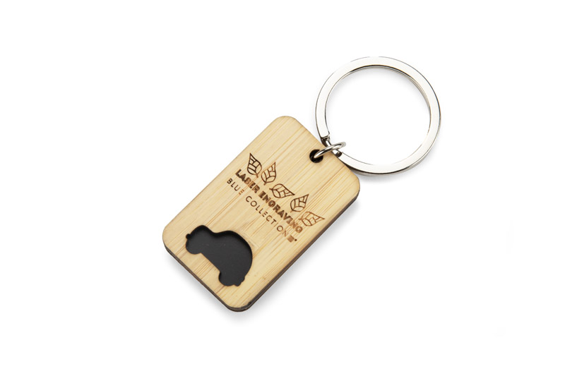 Bamboo keychain CARVE