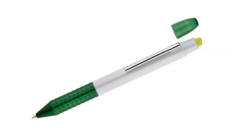Ballpoint pen with highlighter FLUO