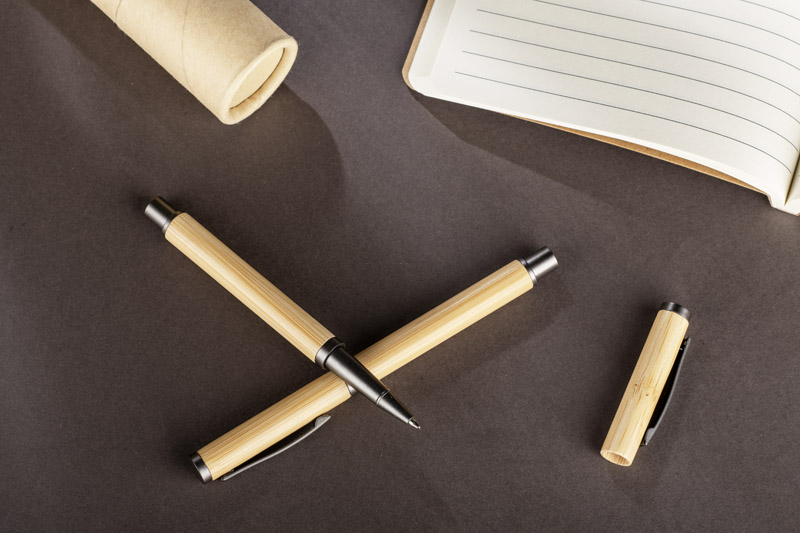 Bamboo ball pen DENI black ink