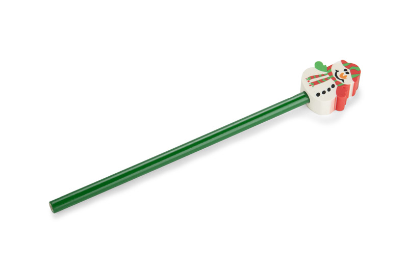 Pencil with eraser CHRISTMAS - Christmas tree