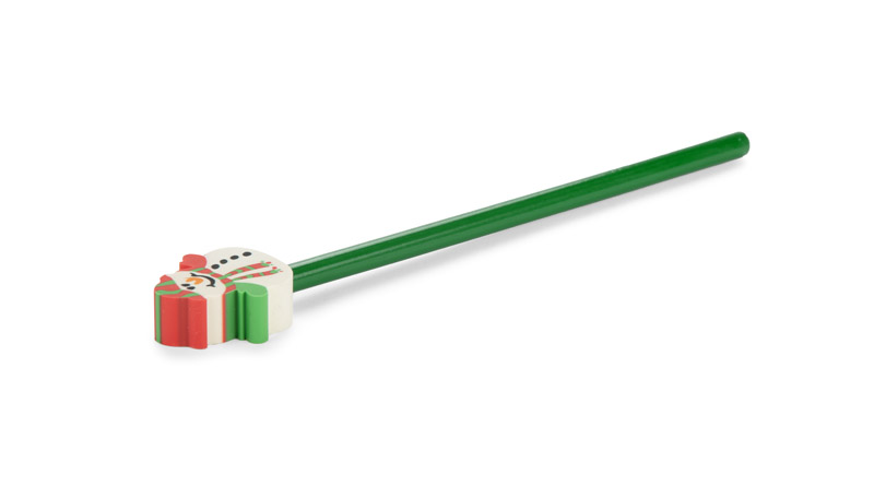 Pencil with eraser CHRISTMAS - Christmas tree