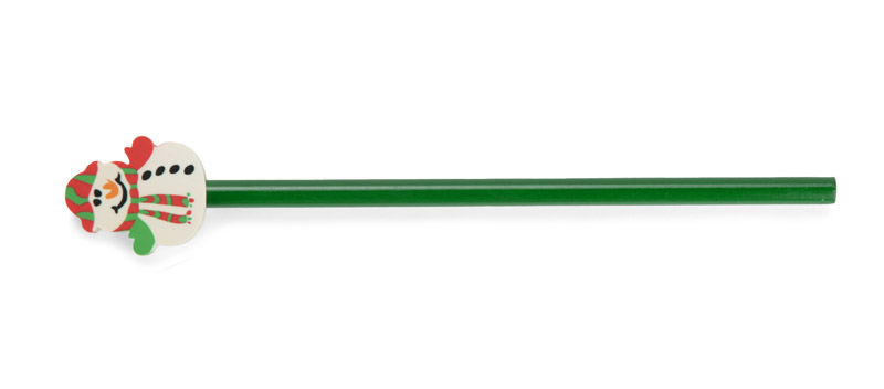 Pencil with eraser CHRISTMAS - Christmas tree