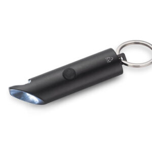 Flashlight with key ring and opener LATARO