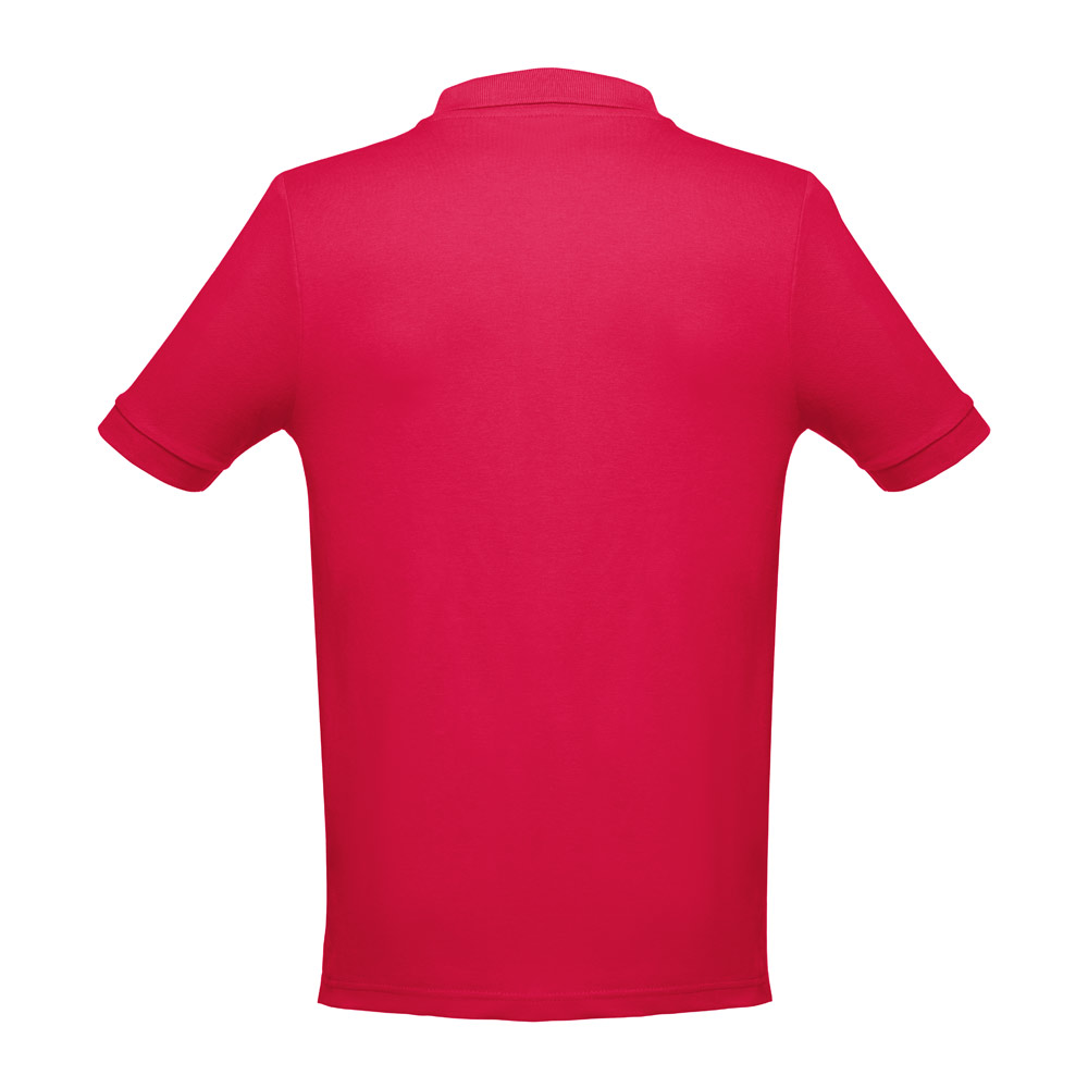 THC ADAM. Men's short-sleeved cotton polo shirt