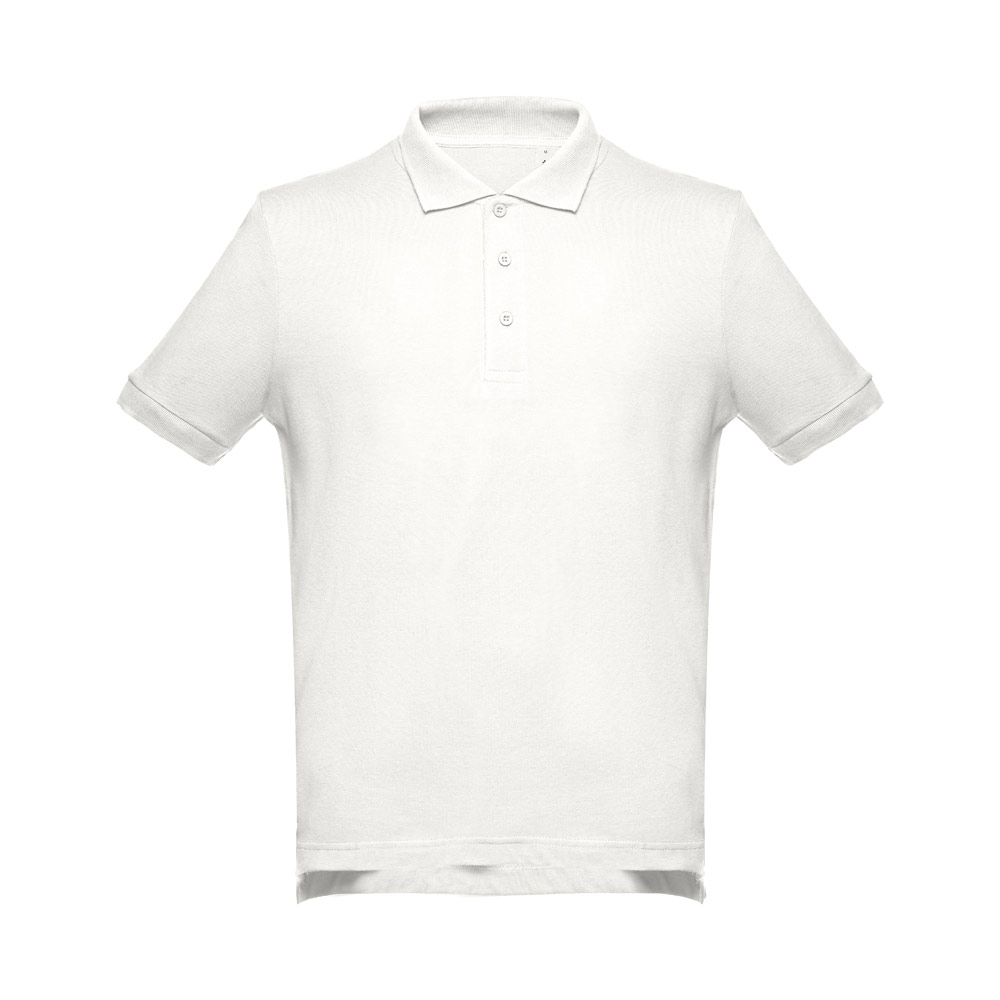 THC ADAM. Men's short-sleeved cotton polo shirt