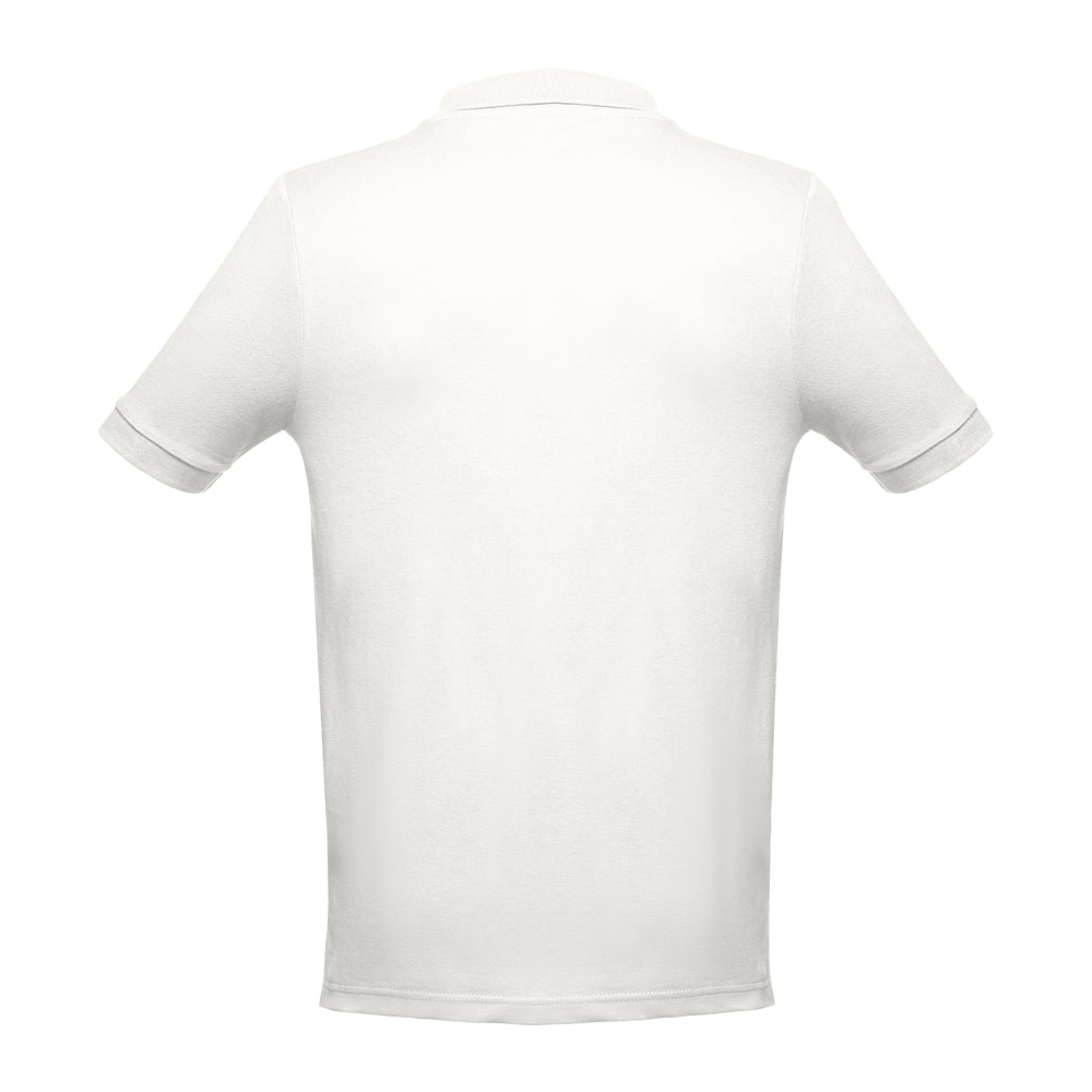 THC ADAM. Men's short-sleeved cotton polo shirt