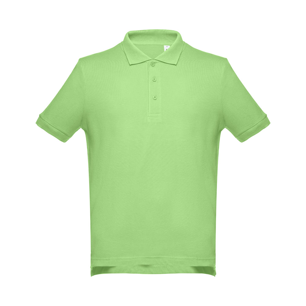 THC ADAM. Men's short-sleeved cotton polo shirt