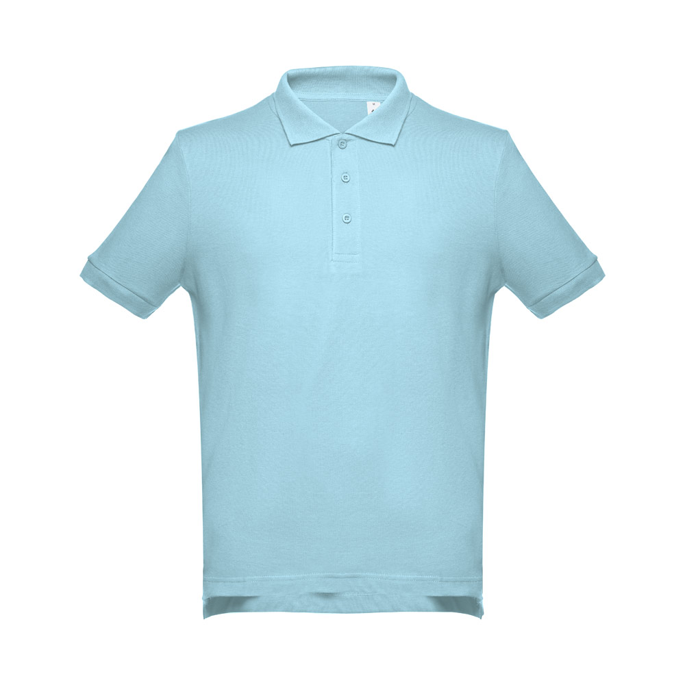 THC ADAM. Men's short-sleeved cotton polo shirt