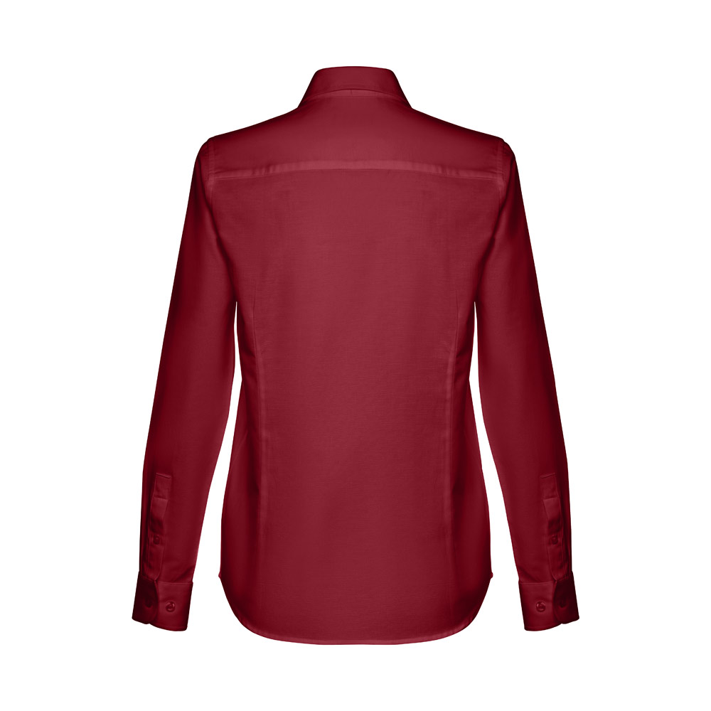 THC TOKYO WOMEN. Women's long-sleeved oxford shirt with pearl coloured buttons