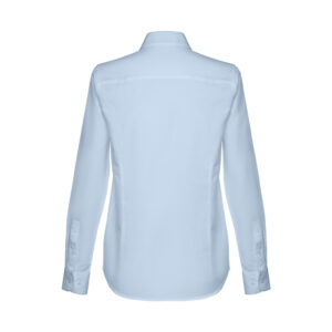 THC TOKYO WOMEN. Women's long-sleeved oxford shirt with pearl coloured buttons