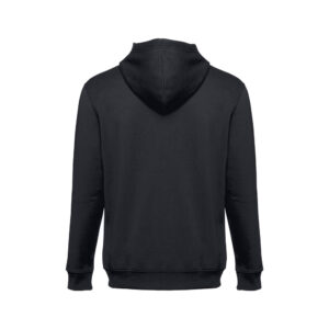 THC AMSTERDAM. Men's hoodie in cotton and polyester with full zip