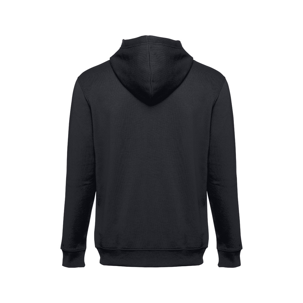 THC AMSTERDAM. Men's hoodie in cotton and polyester with full zip
