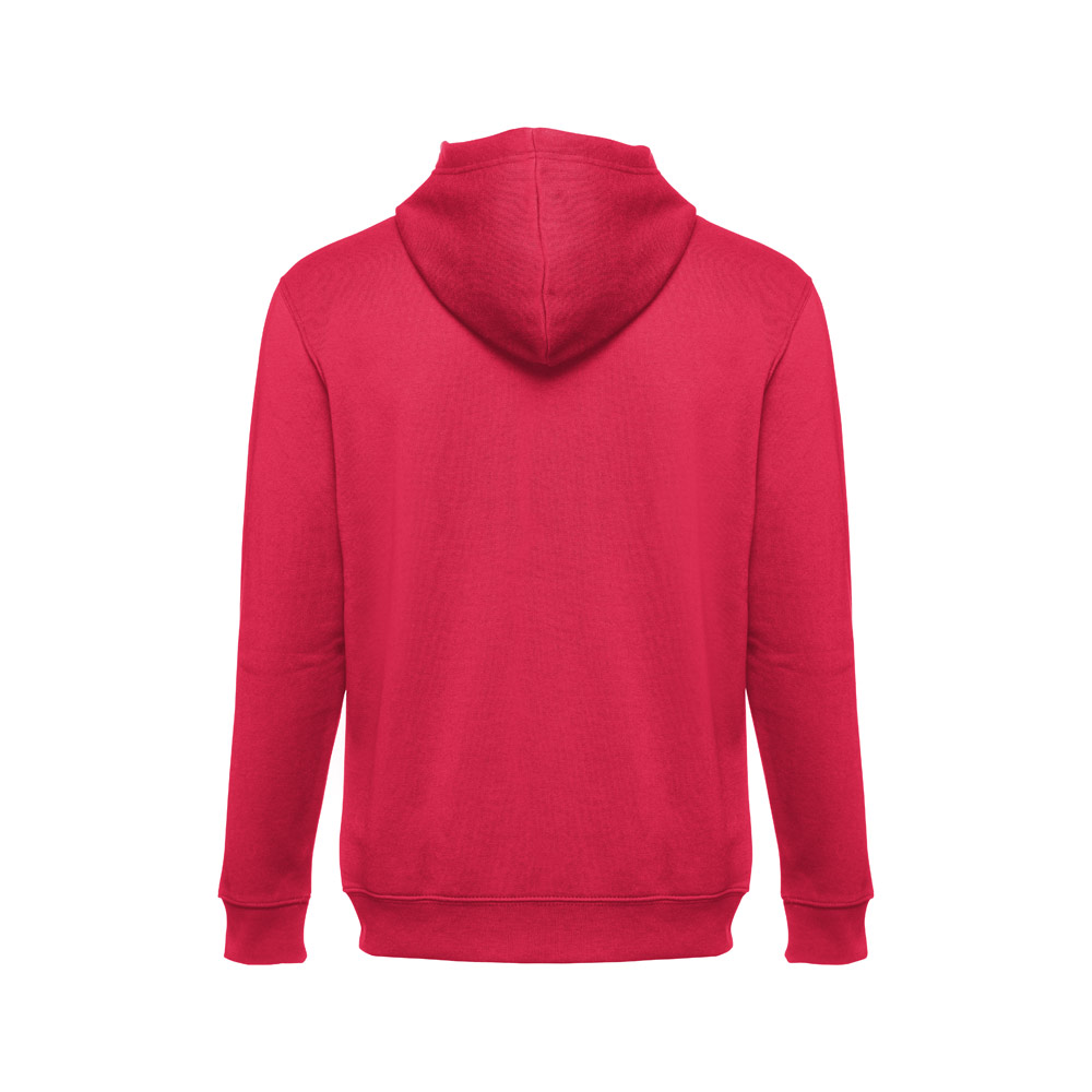 THC AMSTERDAM. Men's hoodie in cotton and polyester with full zip