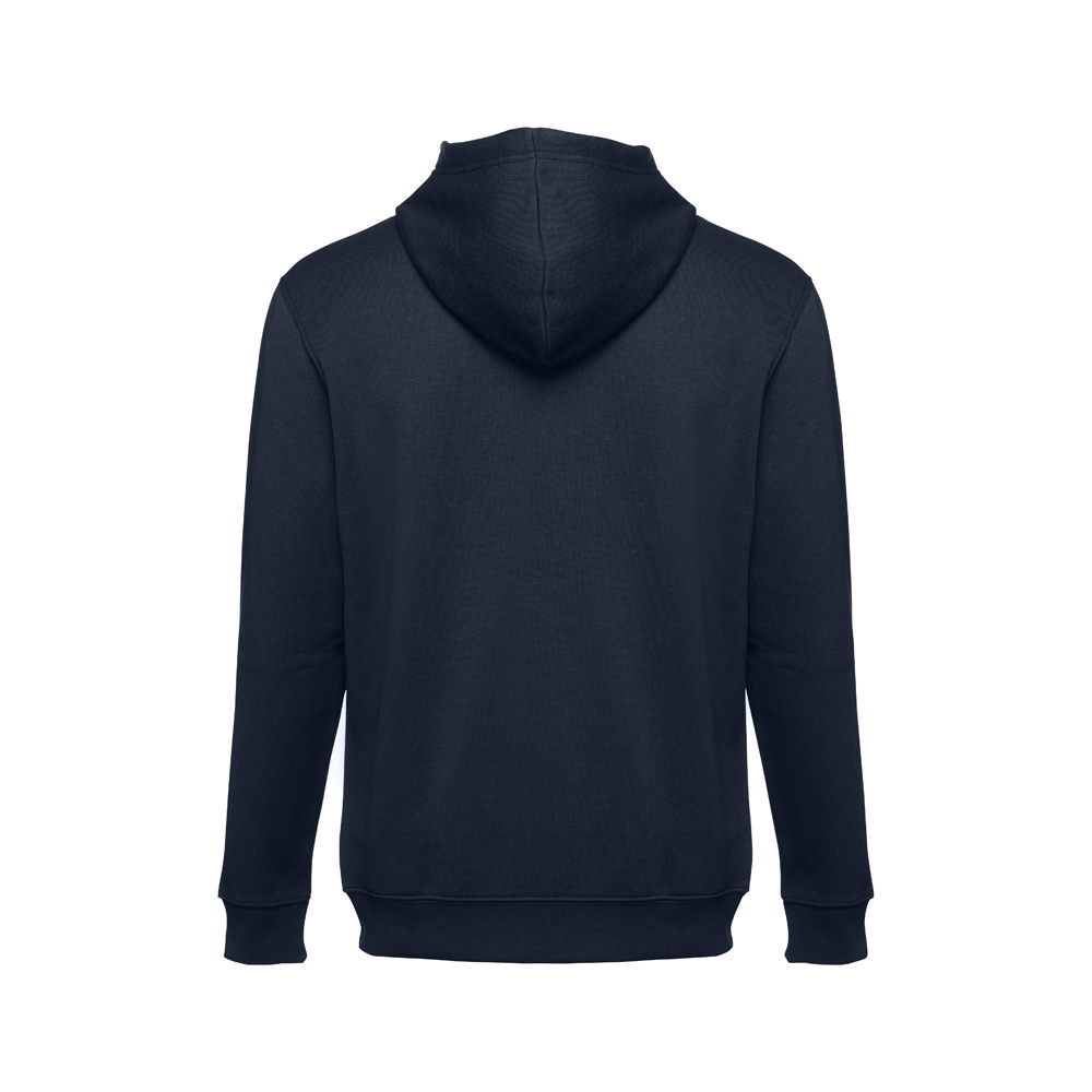 THC AMSTERDAM. Men's hoodie in cotton and polyester with full zip