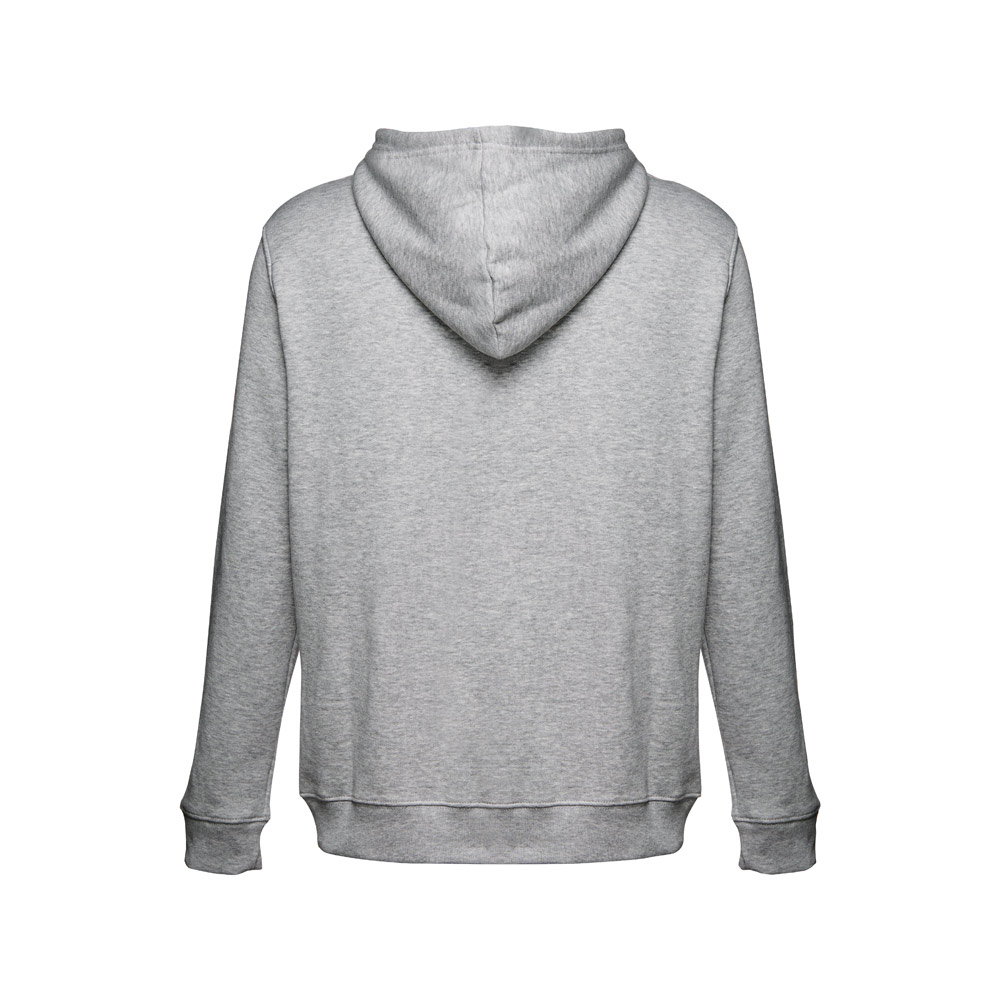 THC AMSTERDAM. Men's hoodie in cotton and polyester with full zip
