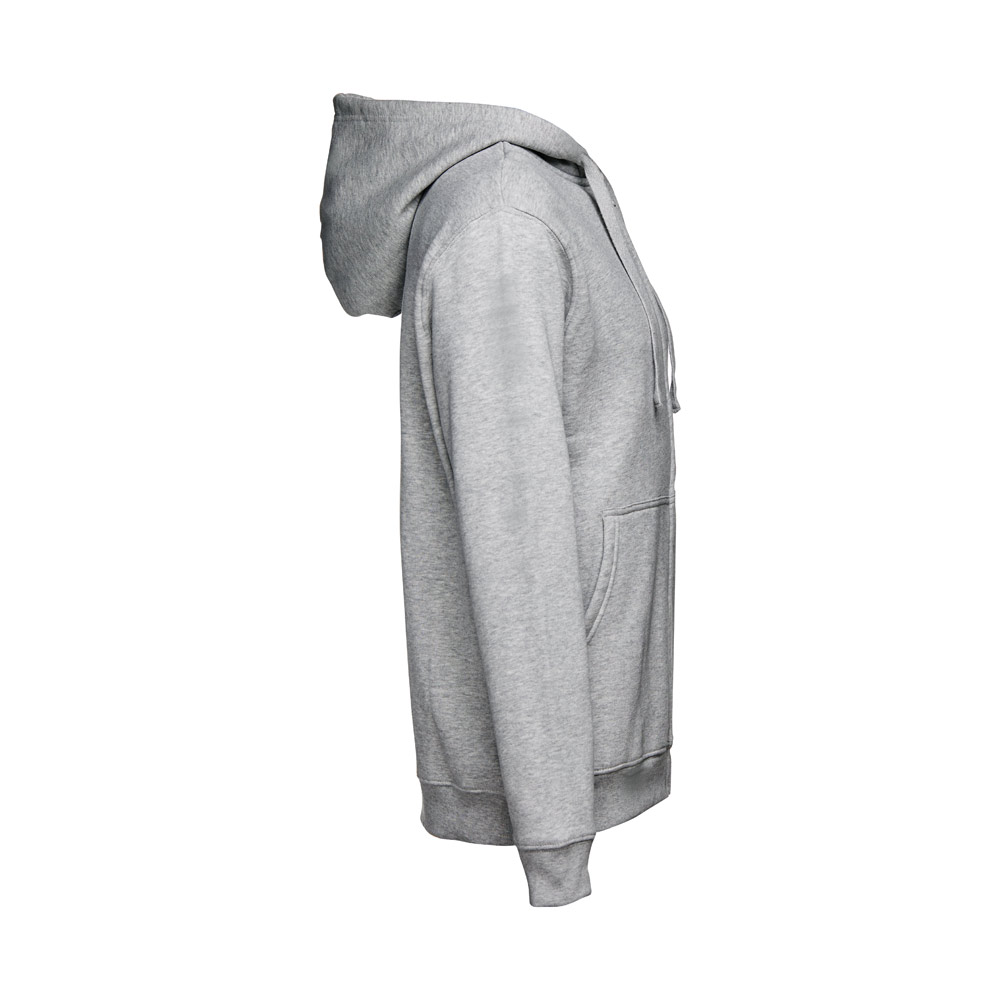 THC AMSTERDAM. Men's hoodie in cotton and polyester with full zip