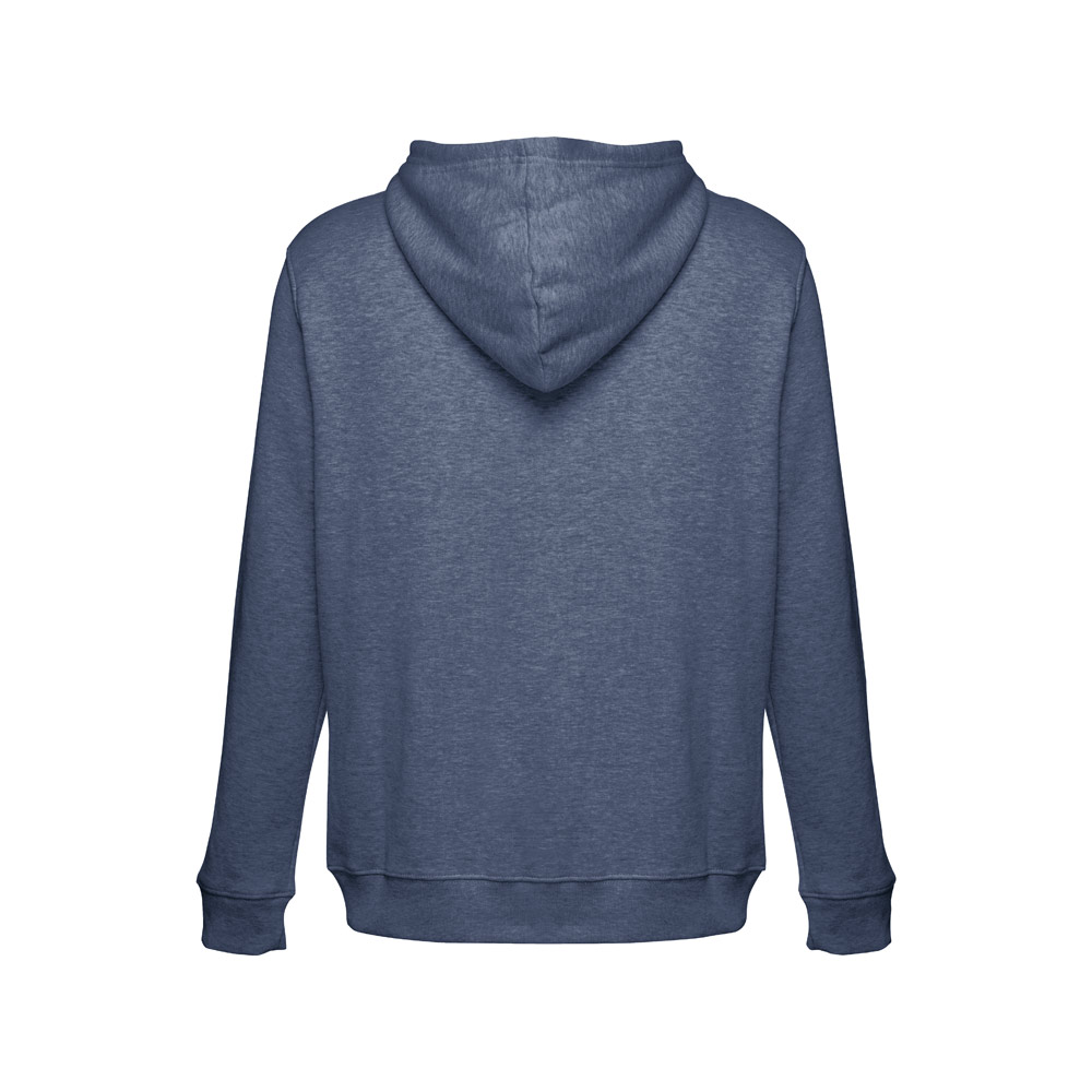 THC AMSTERDAM. Men's hoodie in cotton and polyester with full zip
