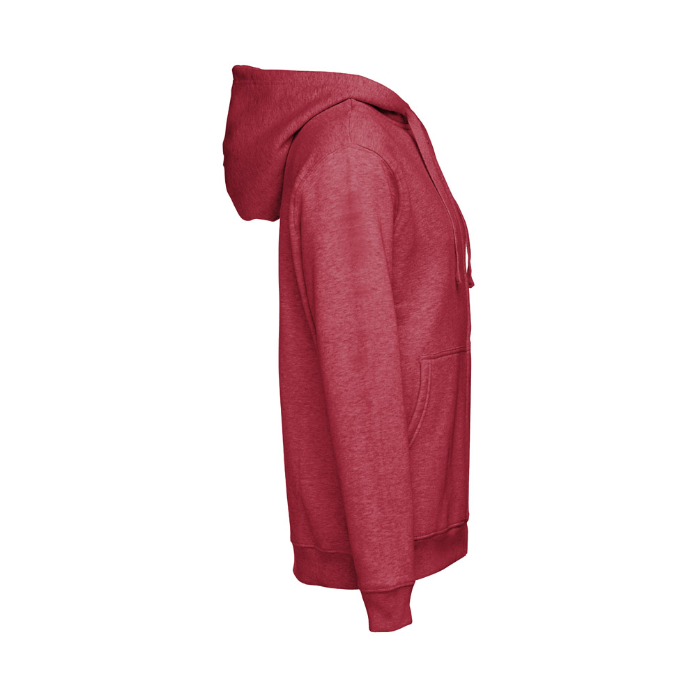 THC AMSTERDAM. Men's hoodie in cotton and polyester with full zip