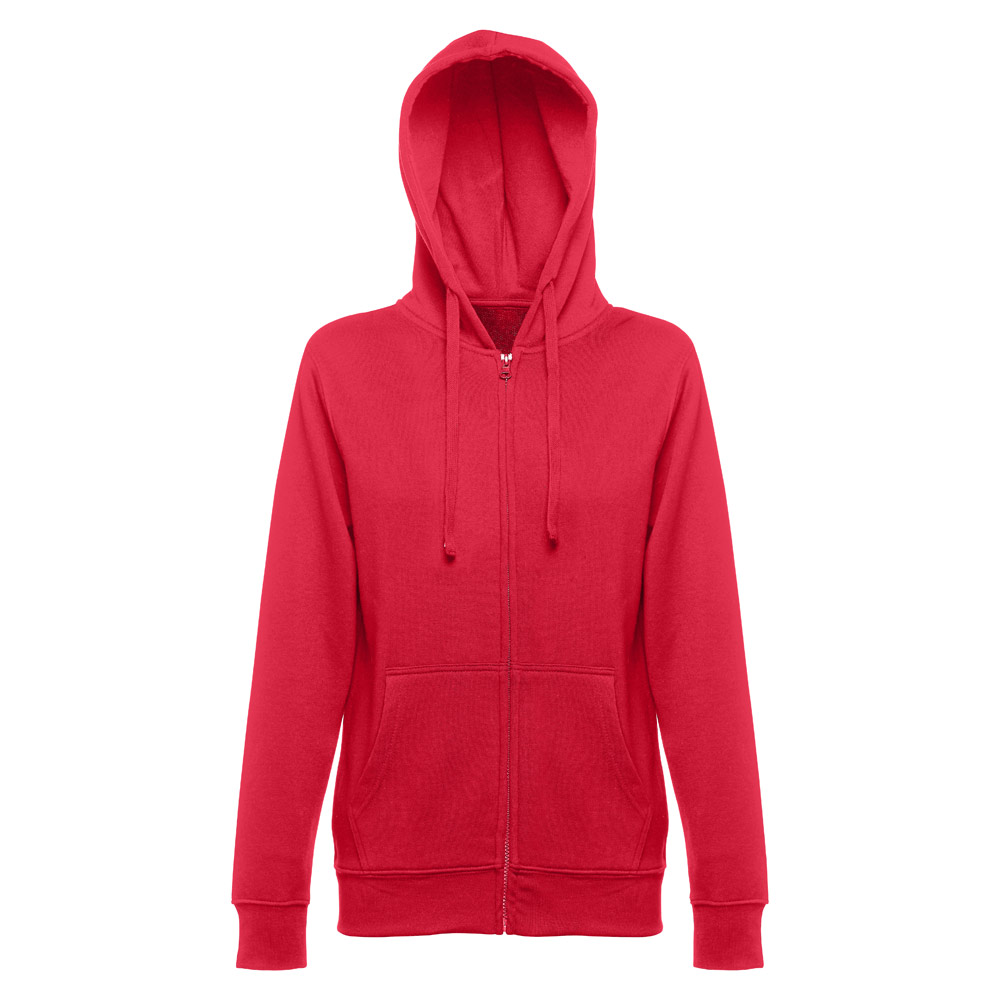THC AMSTERDAM WOMEN. Women's hoodie in cotton and polyester with full zip