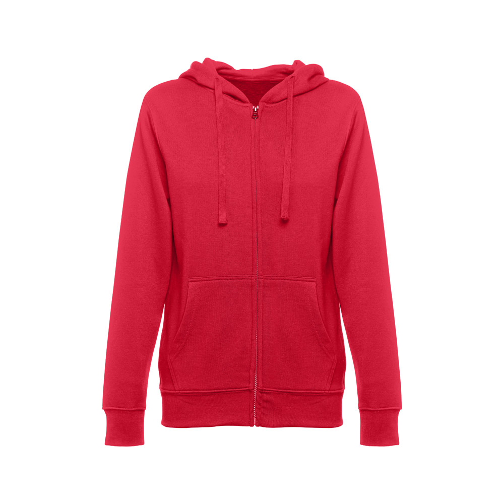 THC AMSTERDAM WOMEN. Women's hoodie in cotton and polyester with full zip