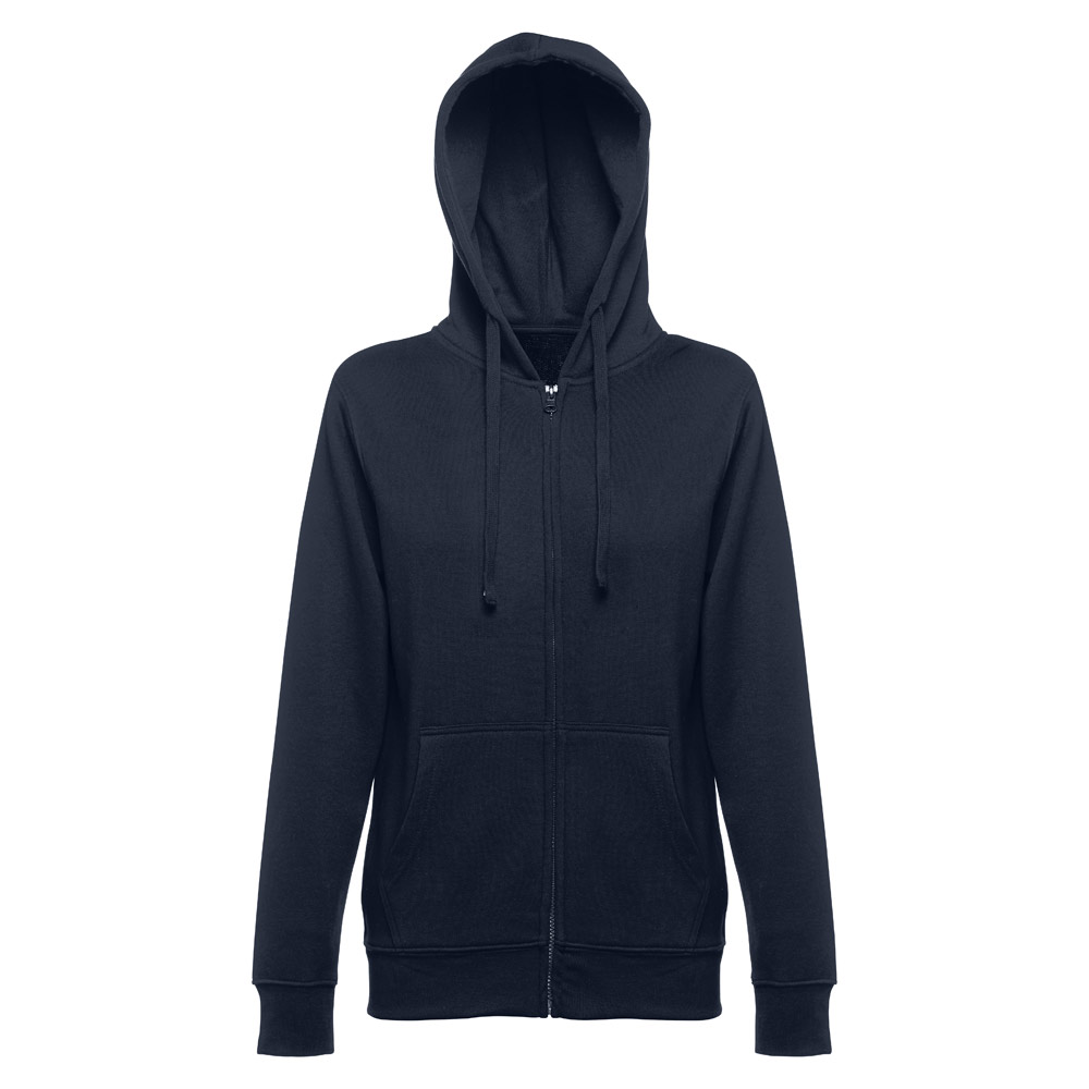 THC AMSTERDAM WOMEN. Women's hoodie in cotton and polyester with full zip