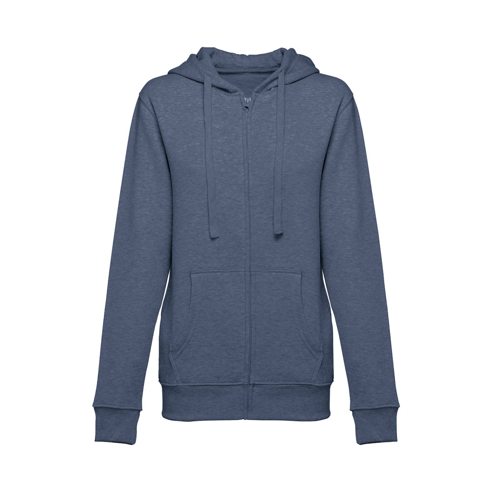 THC AMSTERDAM WOMEN. Women's hoodie in cotton and polyester with full zip