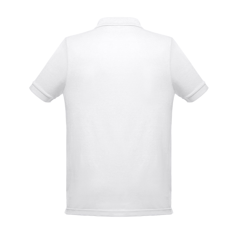 THC BERLIN WH. Men's short-sleeved polo shirt. White