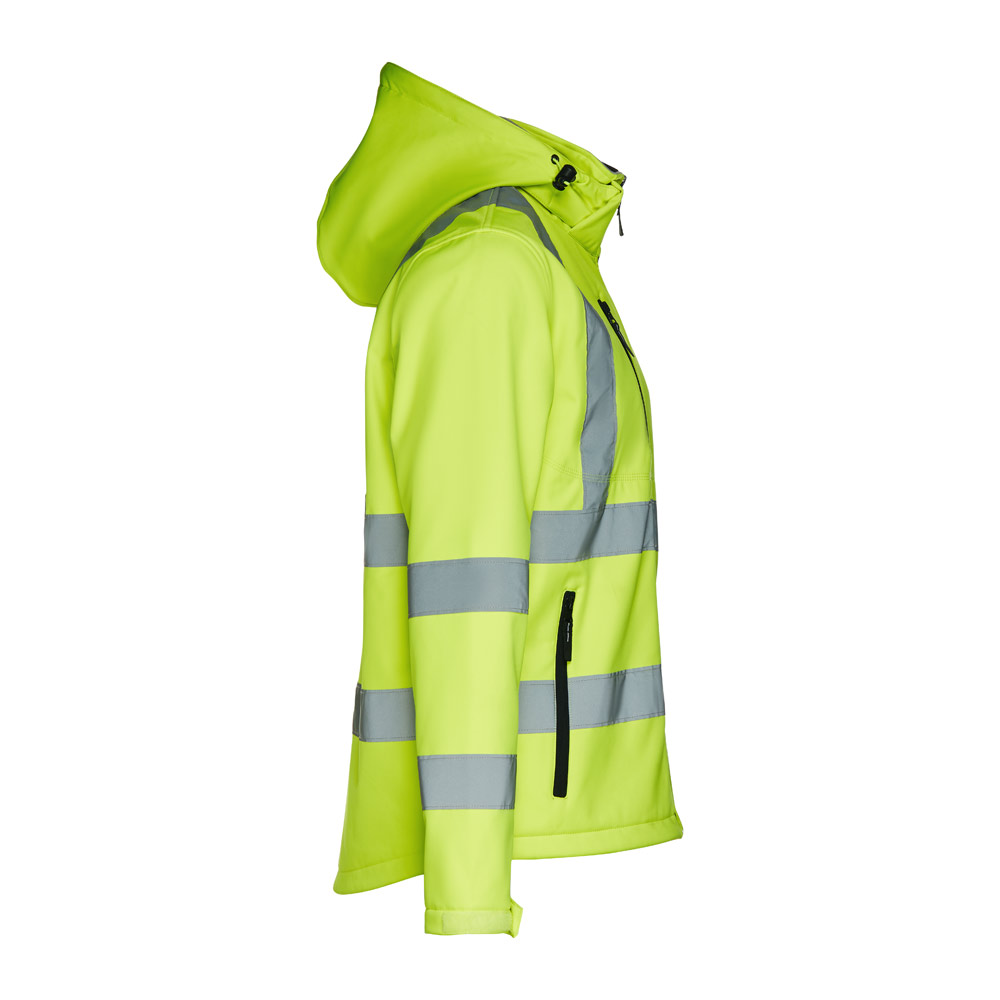 THC ZAGREB WORK. High-visibility softshell jacket (unisex, class 111)