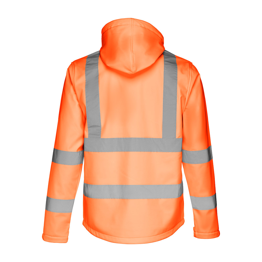 THC ZAGREB WORK. High-visibility softshell jacket (unisex, class 111)