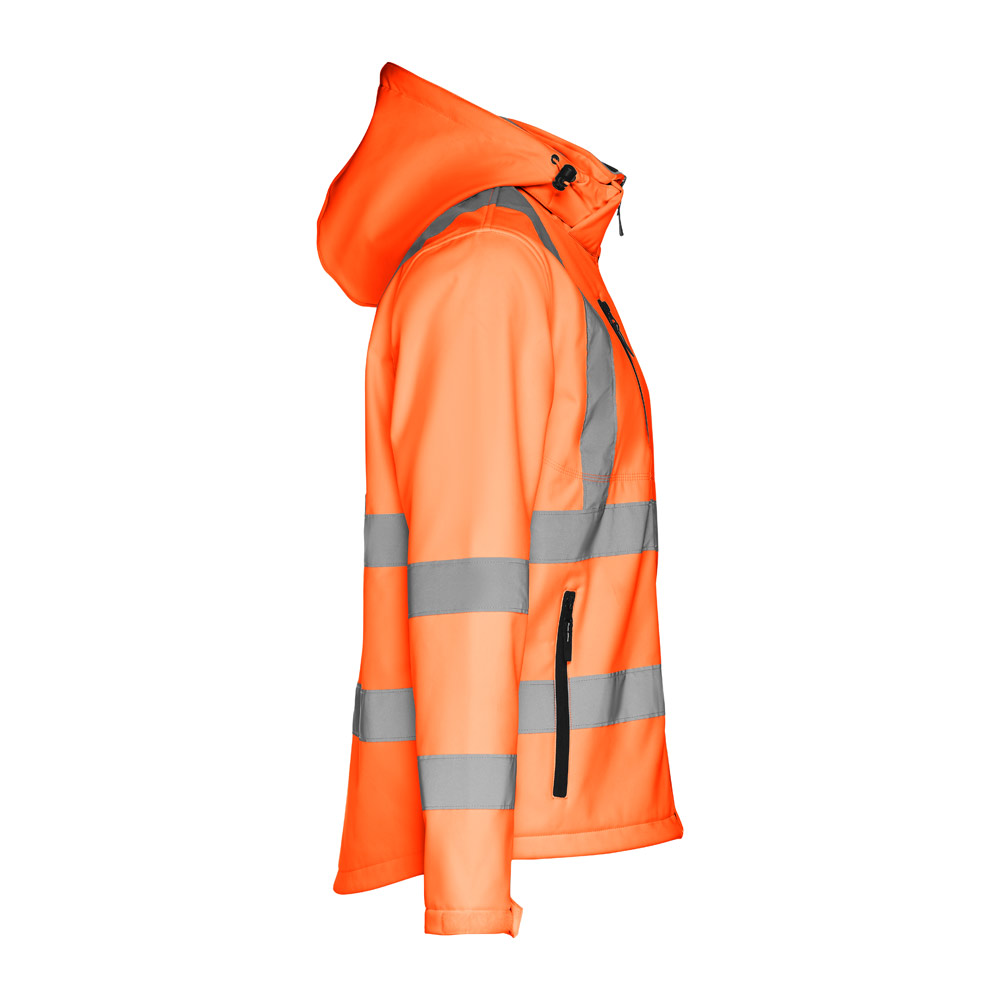 THC ZAGREB WORK. High-visibility softshell jacket (unisex, class 111)