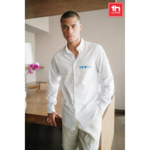 THC PARIS WH. Men's long-sleeved shirt. White