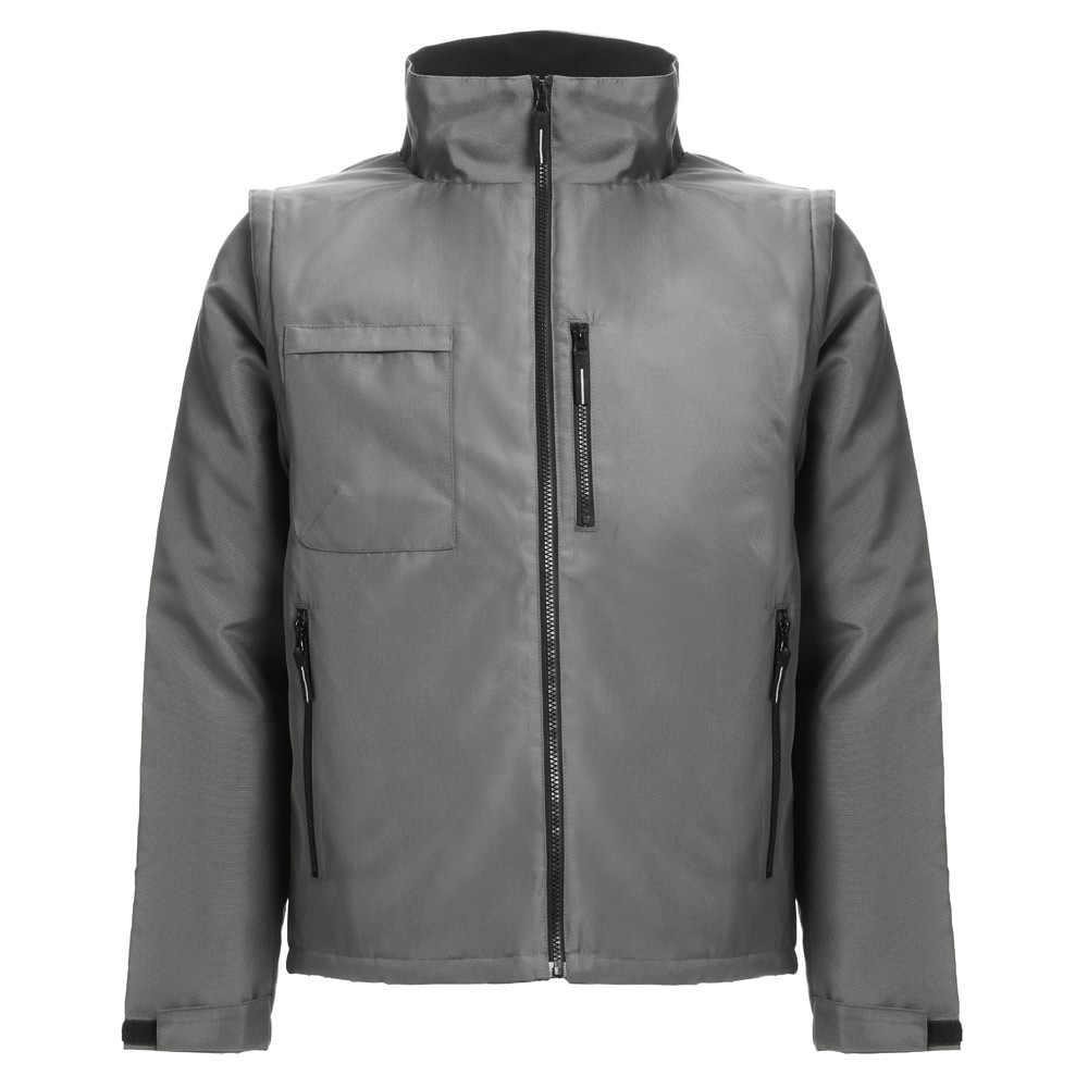 THC ASTANA. Unisex padded jacket with removable sleeves