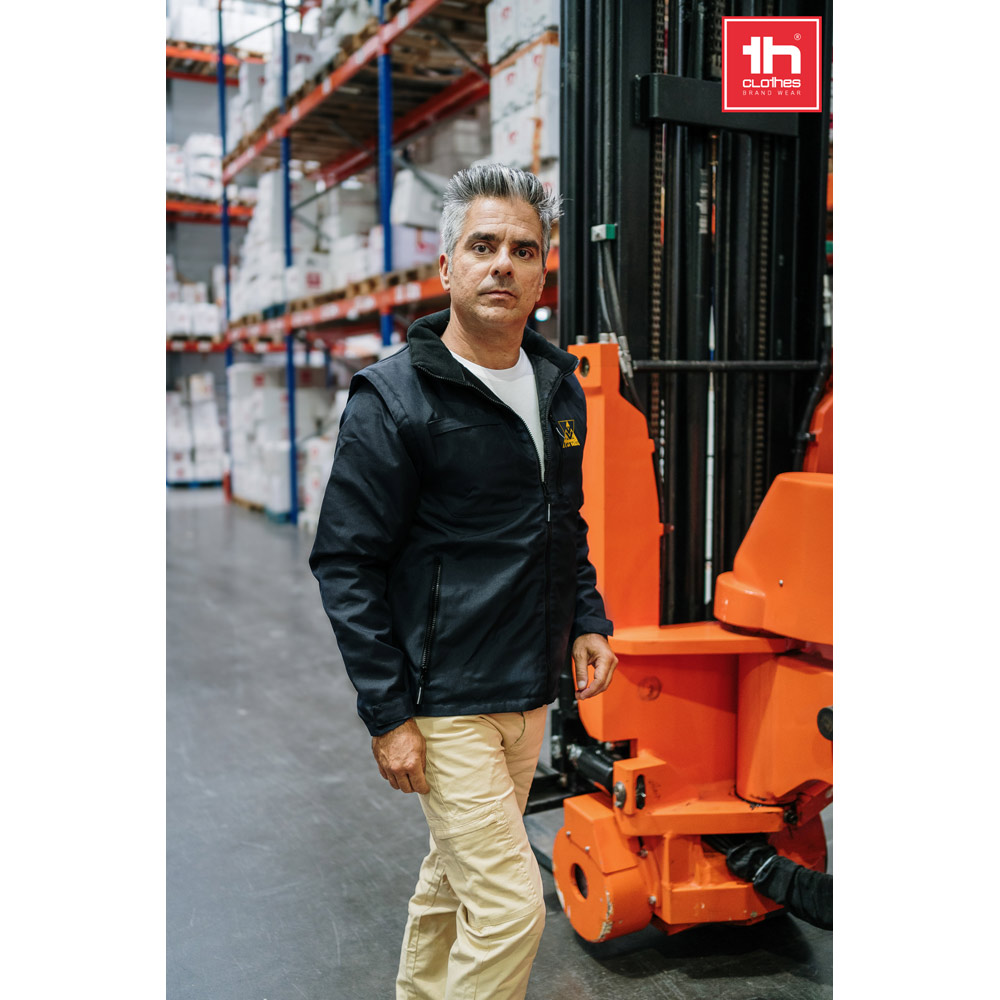 THC ASTANA. Unisex padded jacket with removable sleeves