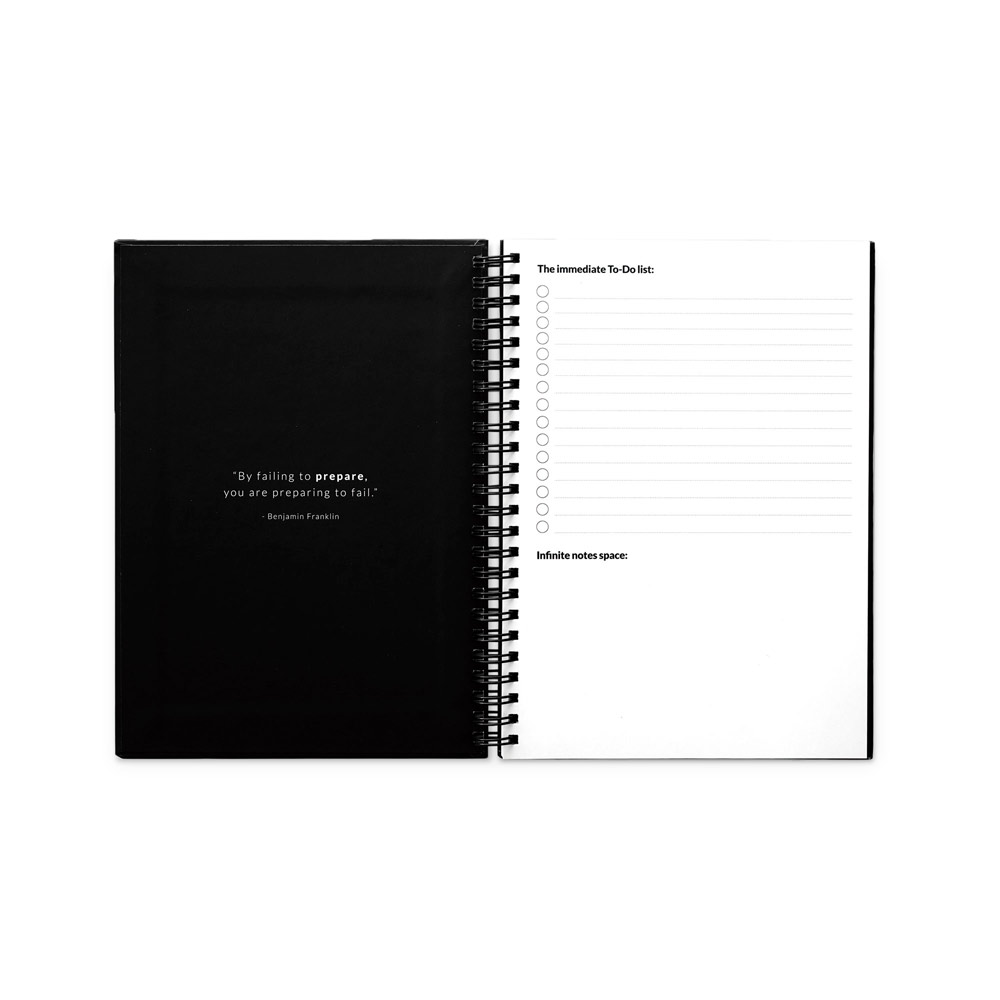 STARTER KIT INFINITE PLANNER A5. Set includes an A5"infinite Diary", cleaning kit, marker and marker holder