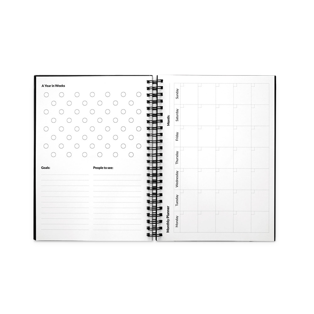 STARTER KIT INFINITE PLANNER A5. Set includes an A5"infinite Diary", cleaning kit, marker and marker holder