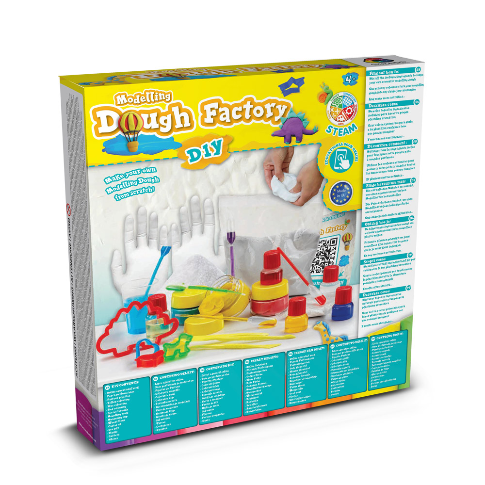 Modeling Dough Factory Kit I. Educational game for children