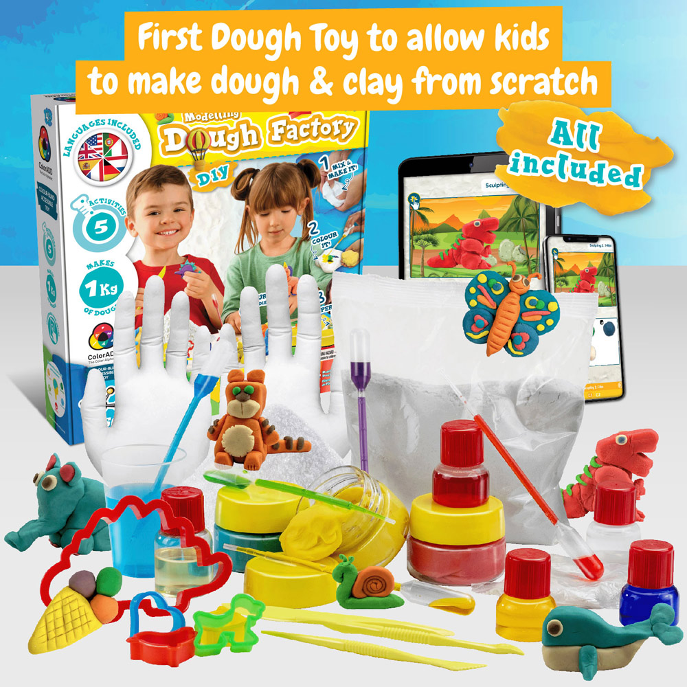 Modeling Dough Factory Kit I. Educational game for children