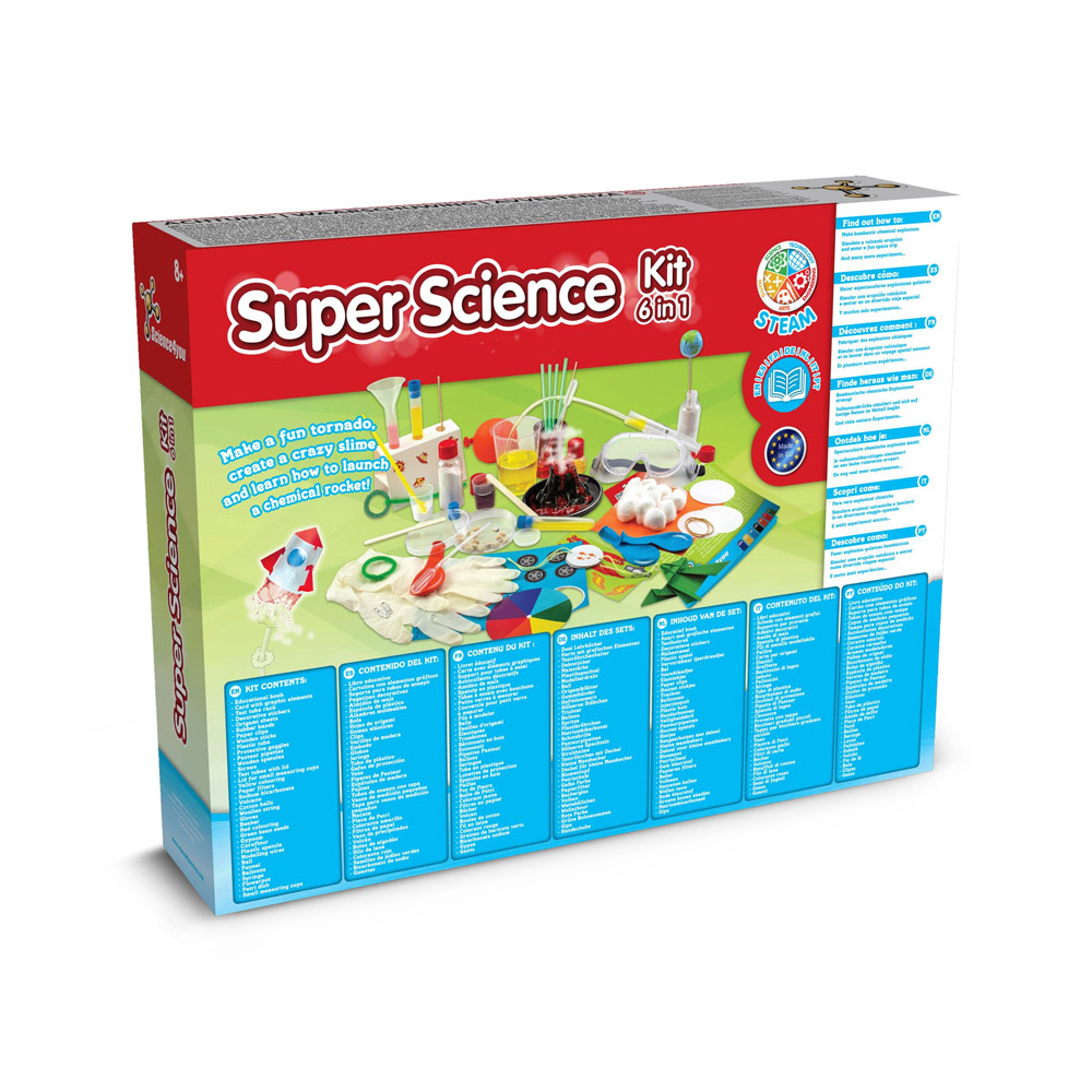 6 in 1 Super Science Kit I. Educational kit for children