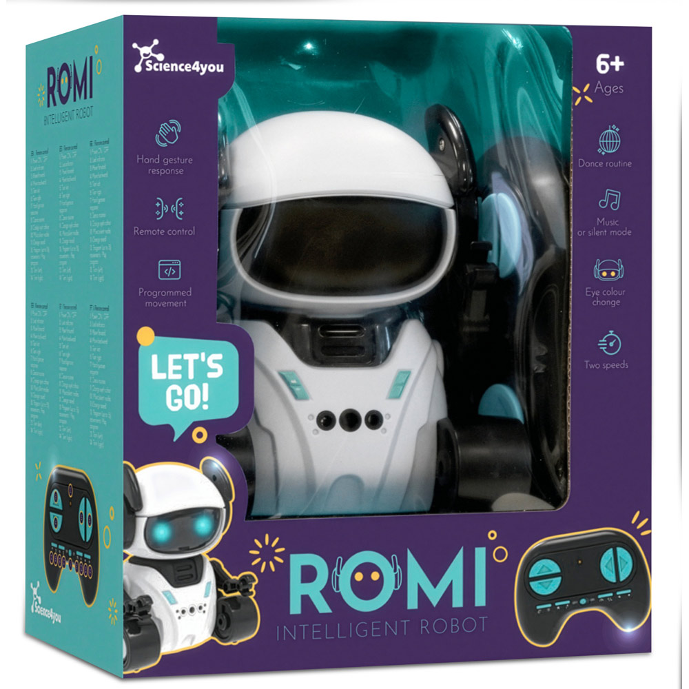 ROMI INTELLIGENT ROBOT. Educational toy for children