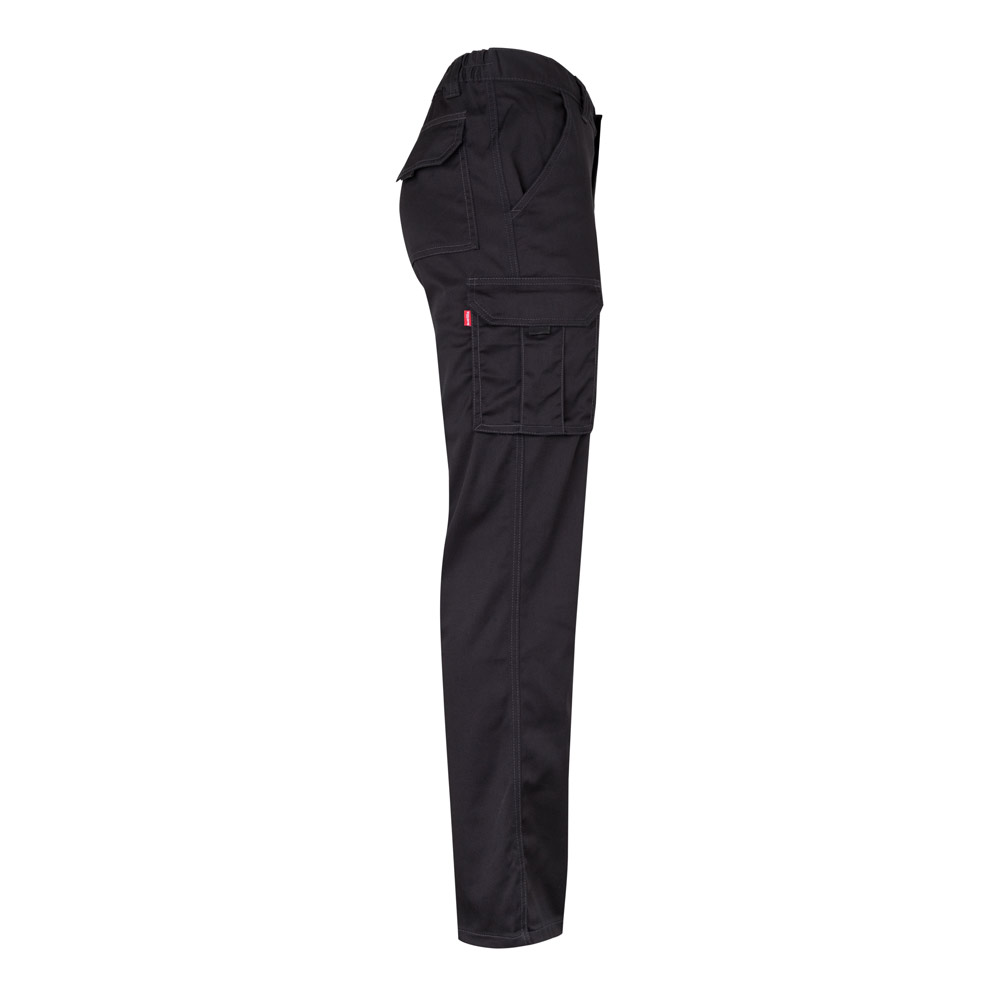 VL LUGH. Multi-pocket stretch trousers (240g/m²) in cotton (46%), EME (38%) and polyester (16%)